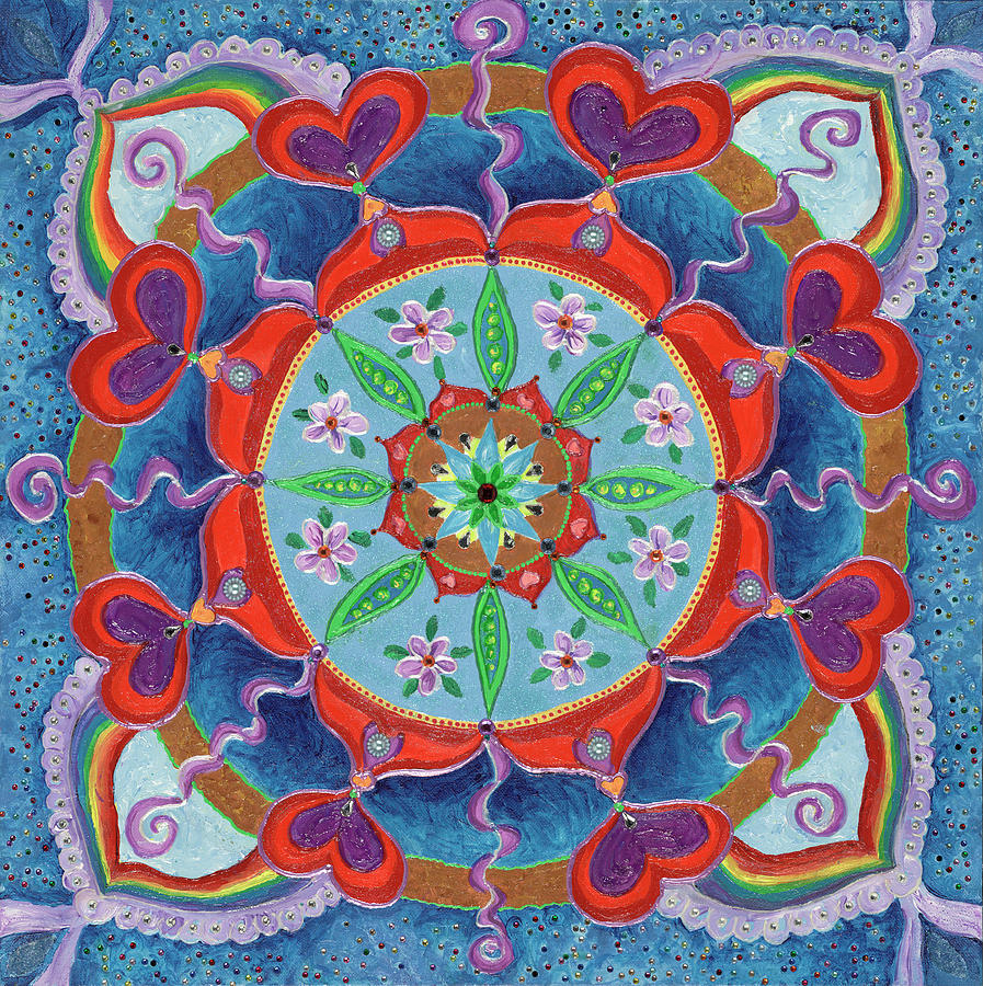 Mandala Painting - The Seed Is Planted Creation by Kathleen Rausch