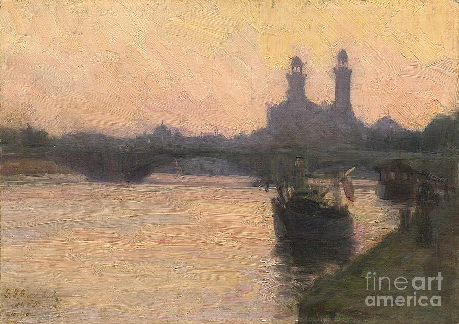 The Seine Painting by Henry Ossawa Tanner