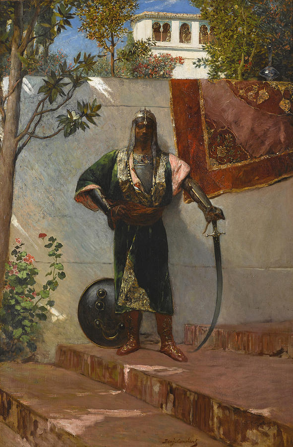 The Sentinel Painting by Jean-Joseph Benjamin-Constant