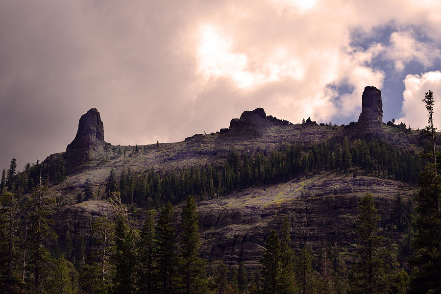 Mountain Photograph - The Sentinels In The Clouds by Frank Wilson