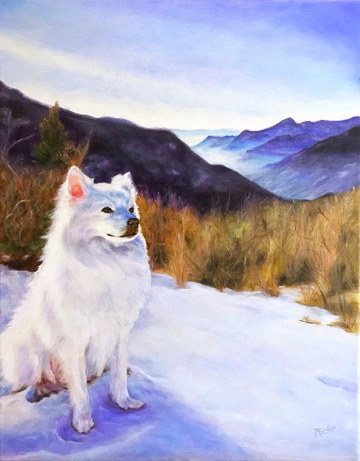 Dog Painting - The Sentry by Dr Pat Gehr