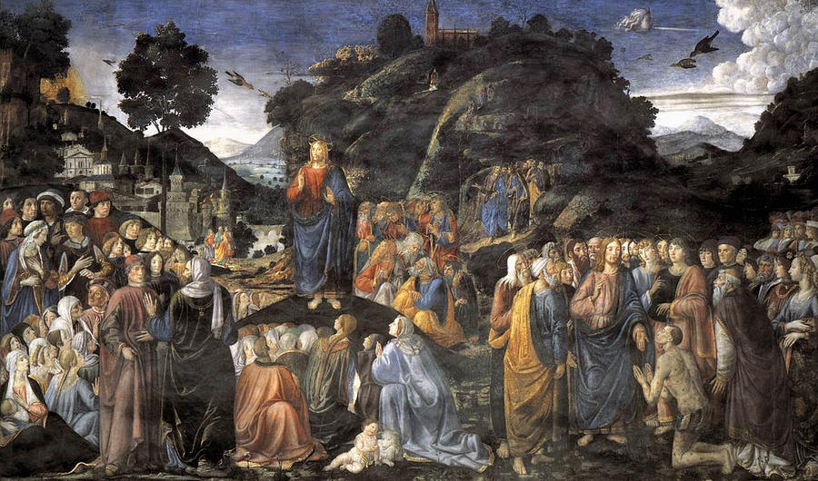 the sermon on the mount painting