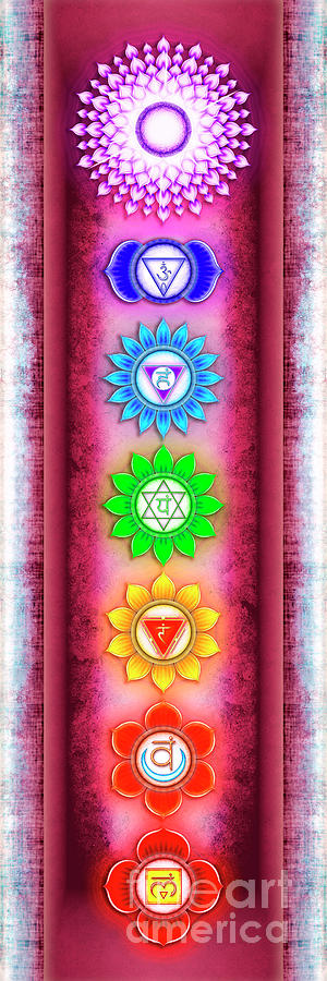 Chakras Digital Art - The Seven Chakras - Series 6 Artwork 4 by Dirk Czarnota Chakras Digital Art - The Seven Chakras - Series 6 Artwork 4 by Dirk Czarnota