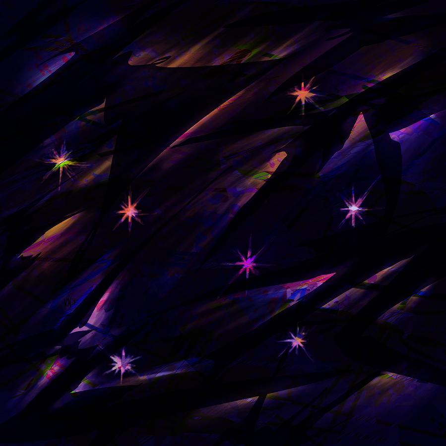 Abstract Digital Art - The Seven Stars by William Russell Nowicki
