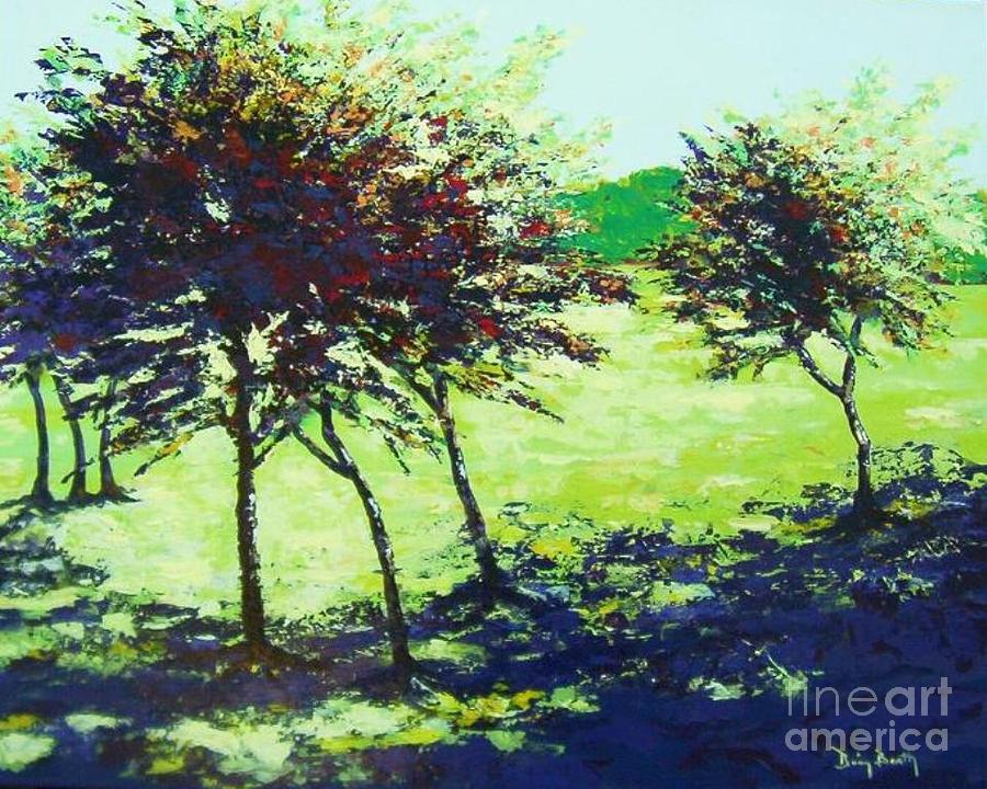 Landscape Painting - The Seventh Tree by Brian Booth Landscape Painting - The Seventh Tree by Brian Booth