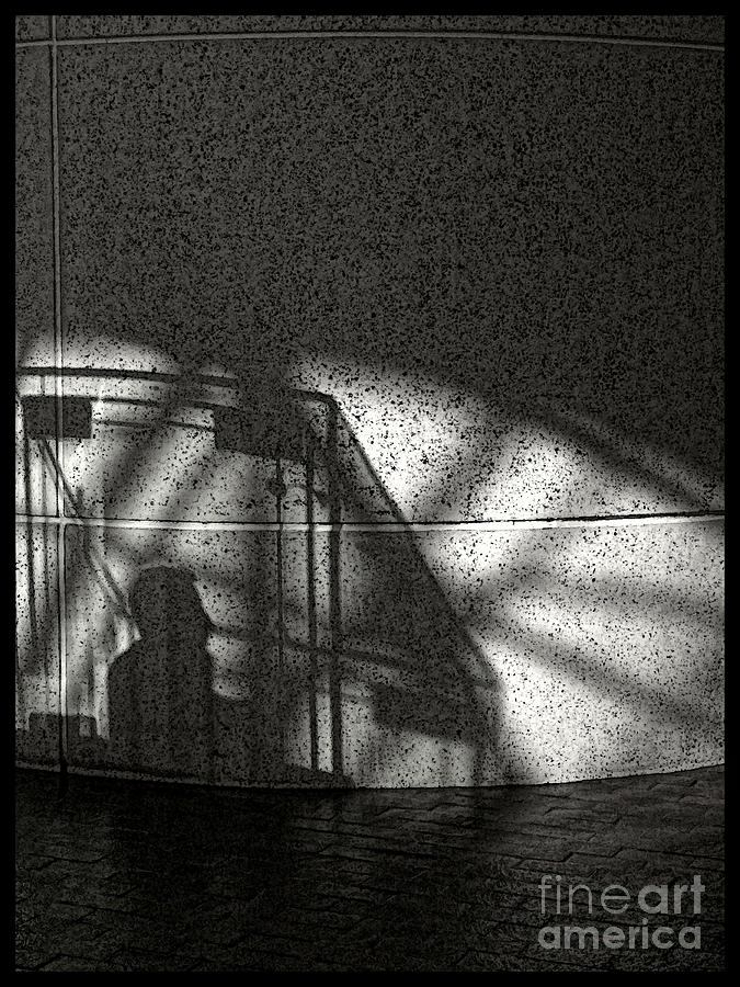 The Shadow Of A Man Photograph by Jeff Breiman