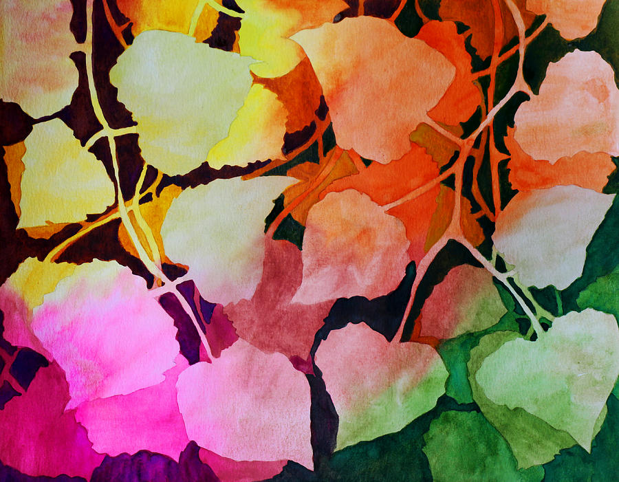 Fall Painting - The Shadows Of Fall by Iryna Goodall