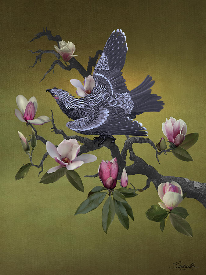 Flower Digital Art - The Shangyang Rainbird by M Spadecaller