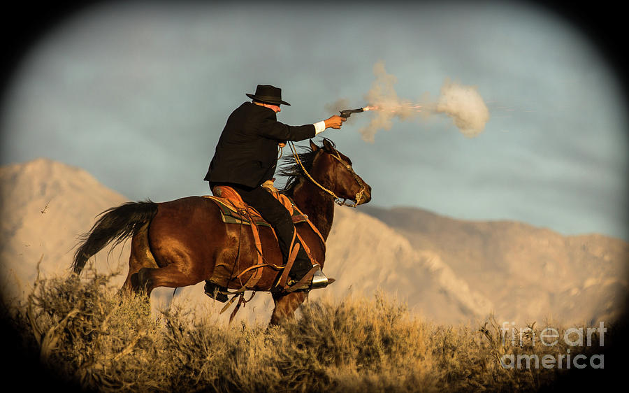 The Sharp Shooter Western Art by Kaylyn Franks Photograph by Kaylyn Franks