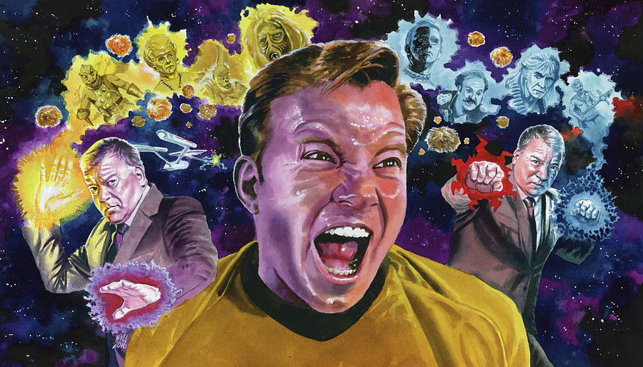 Star Trek Painting - The Shat by Ken Meyer jr