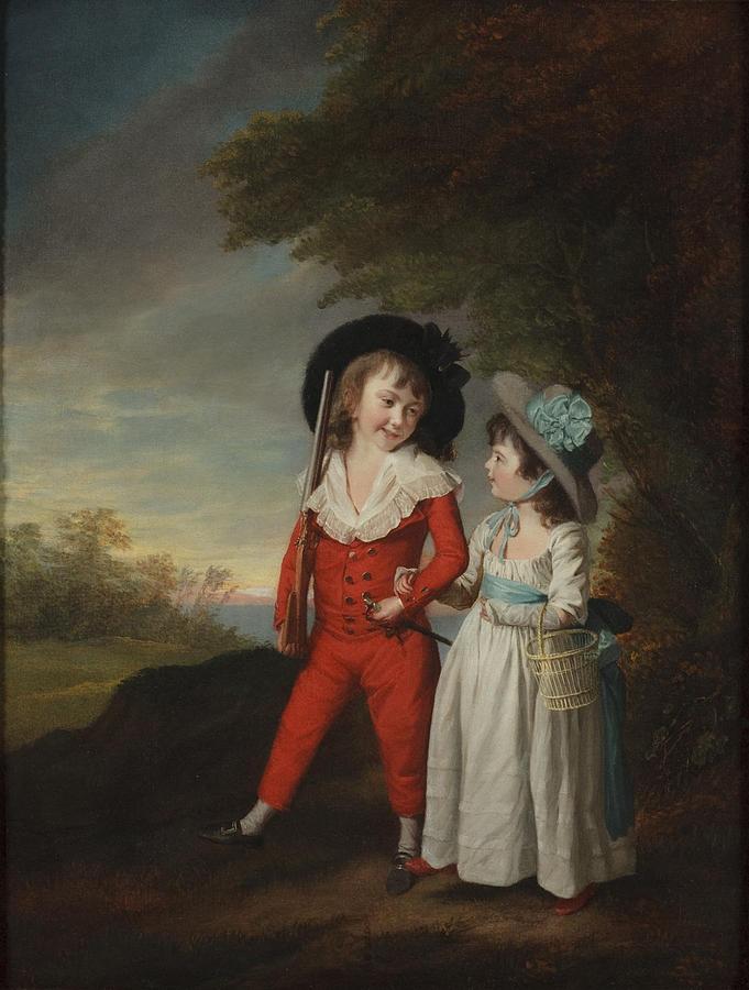 The Shelly Children Painting by Sir William Beechey