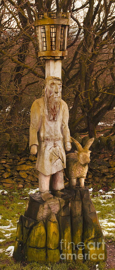 The Shepherd And Ram Photograph by Linsey Williams