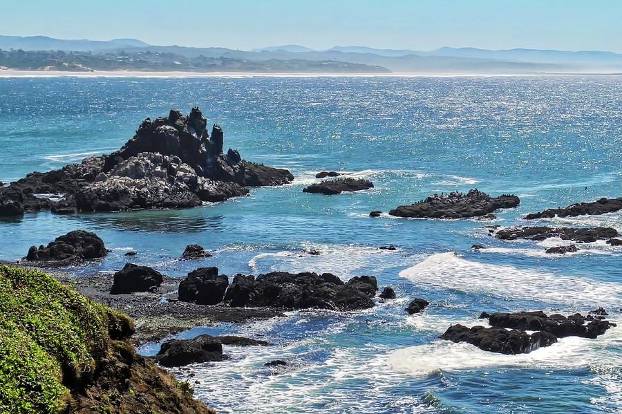 The Shimmering Blue Pacific off Oregon Coast Photograph by Kirsten Giving