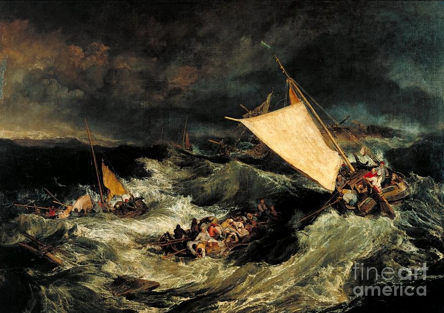 The Shipwreck  Tate Britain Painting by MotionAge Designs