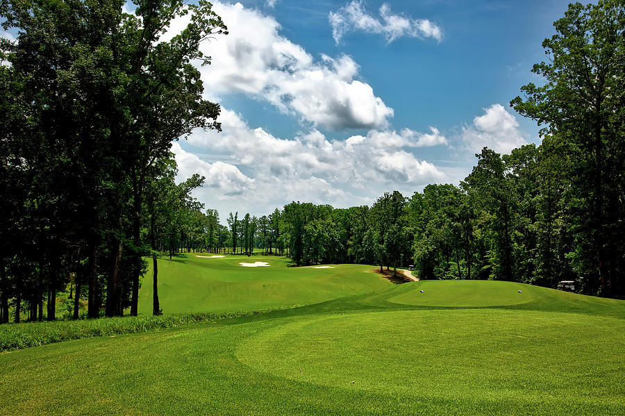 Sports Photograph - The Shoals Golf Course - Muscle Shoals Alabama by Mountain Dreams