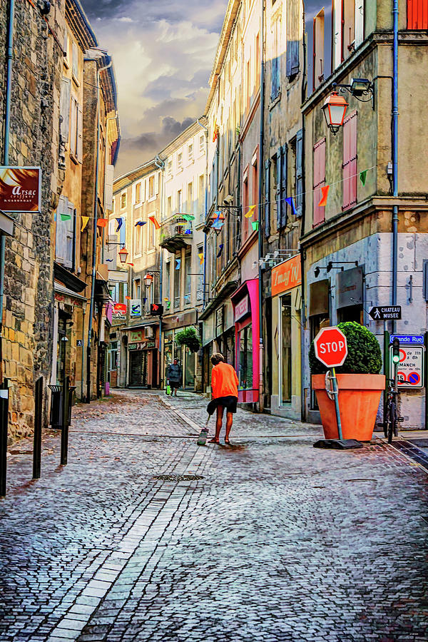 The shop keeper Vienne France Digital Art by Tom Prendergast