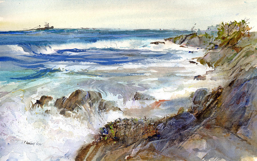 The Shores of Falmouth Painting by P Anthony Visco