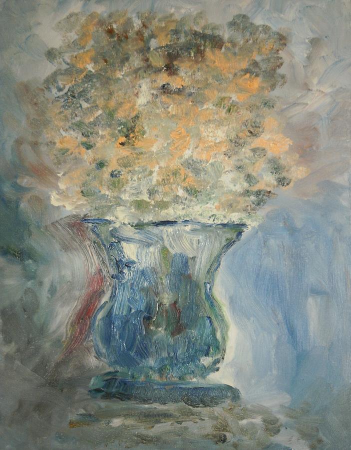 Still Life Painting - The Short Plumpy Vase by Edward Wolverton