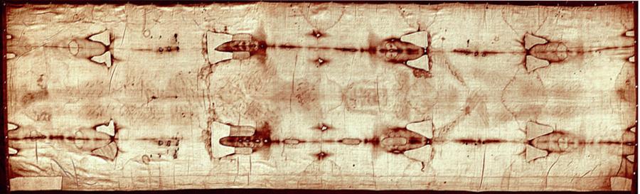 The Shroud of Turin Jesus Christ Burial Cloth Holy Face Mixed Media by Jesus Christ Son of God