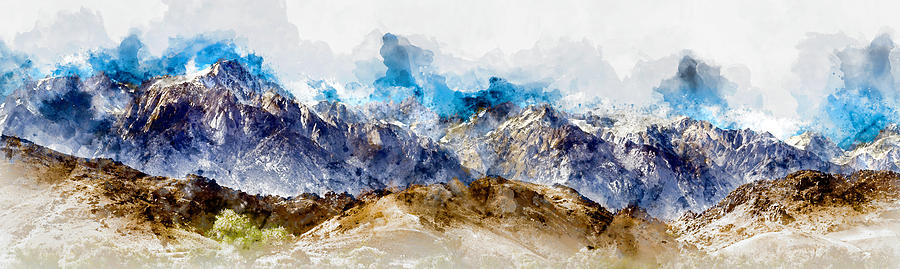 The Sierras Photograph by Bruce Bonnett