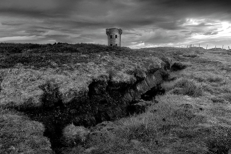 Donegal Photograph - The Signal Tower, Glen Head by Glen Sumner Donegal Photograph - The Signal Tower, Glen Head by Glen Sumner