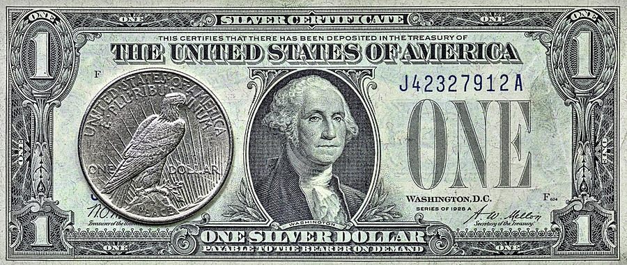 The Silver Certificate Photograph by JC Findley