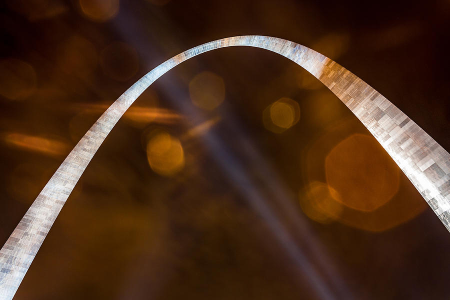 The Silver Gateway Arch Photograph by Semmick Photo
