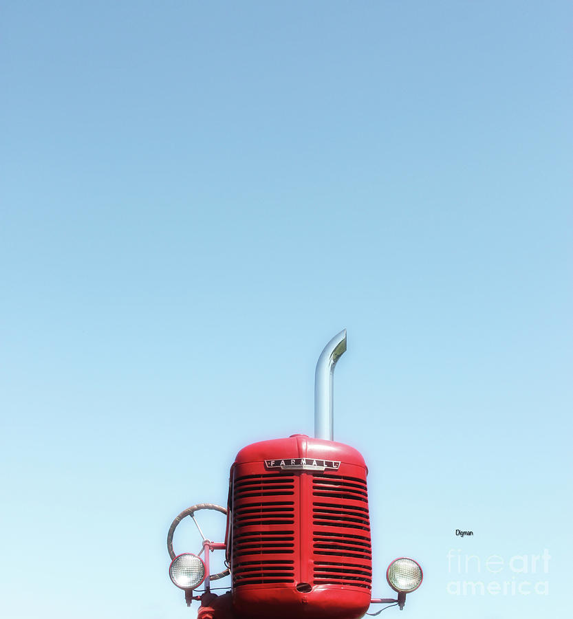 Tractors Photograph - The Sky of Farmall  by Steven Digman