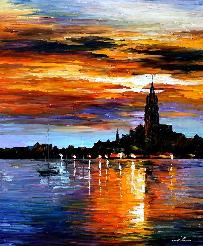 The Sky Of Spain Painting by Leonid Afremov