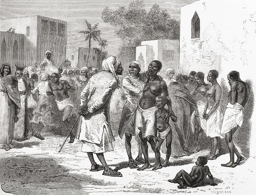 The Slave Market In Zanzibar Tanzania Drawing By Vintage Design Pics Pixels