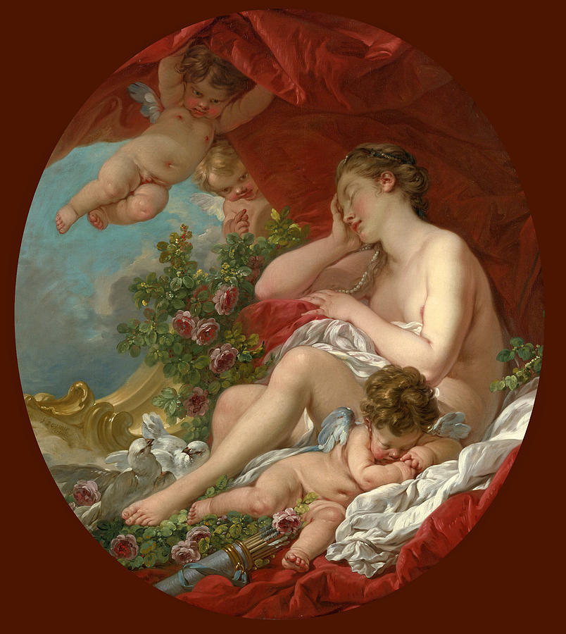 The Sleep of Venus Painting by Francois Boucher