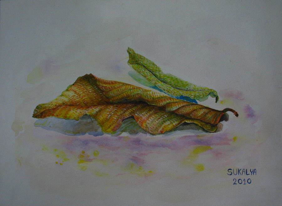 The Sleeping Leaf Painting by Sukalya Chearanantana