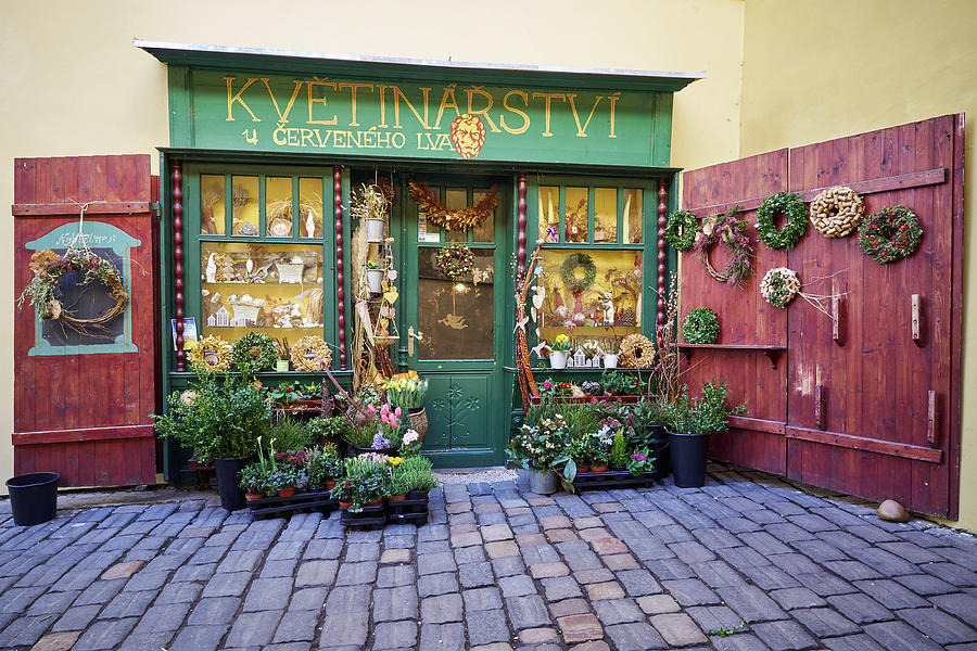 The Small Flower Shop. Prague Spring 2017 Photograph