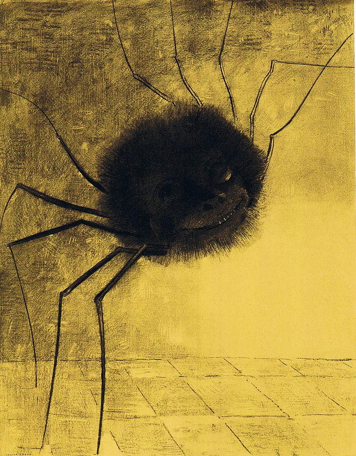 The Smiling Spider Painting by Odilon Redon