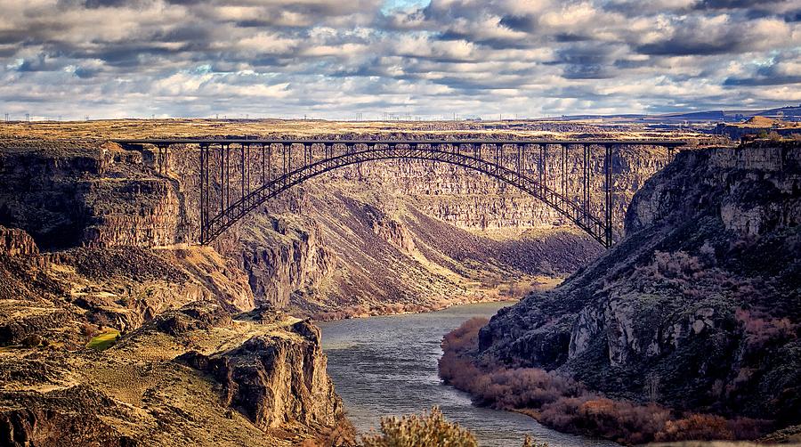 Snake Photograph - The Snake River At Twin Falls Idaho by Michael W Rogers