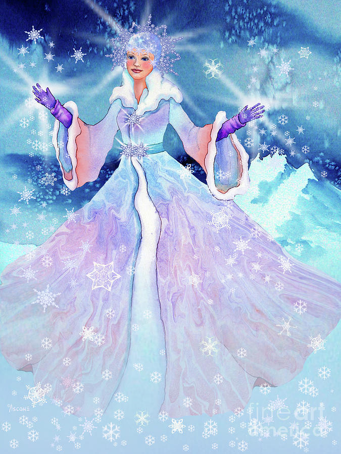 The Snow Queen Painting by Teresa Ascone