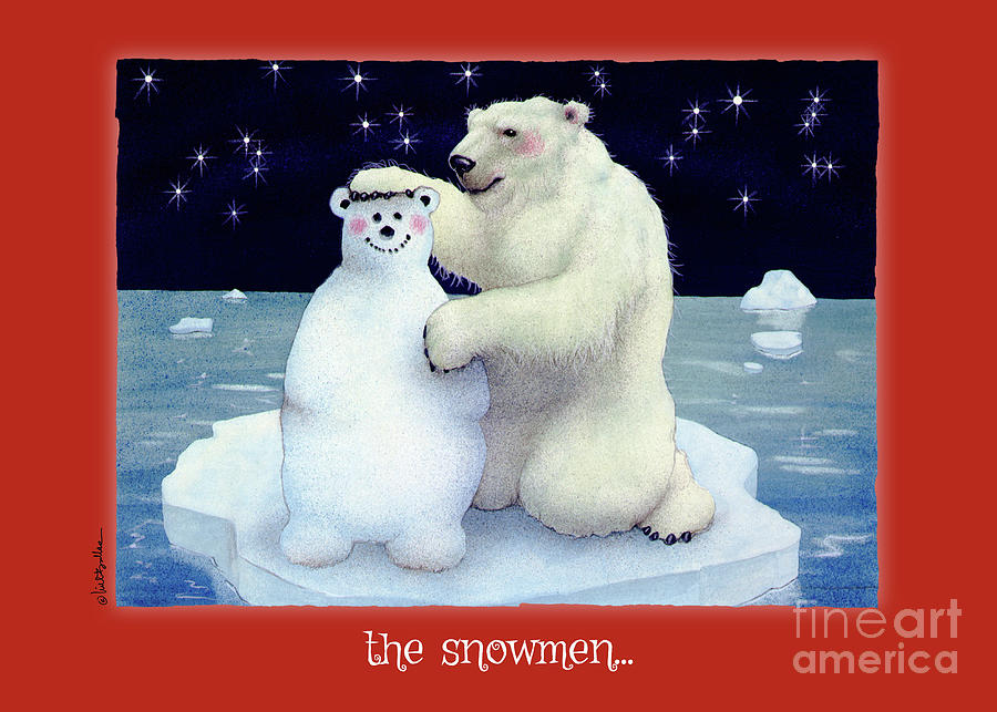 The Snowmen... Painting by Will Bullas