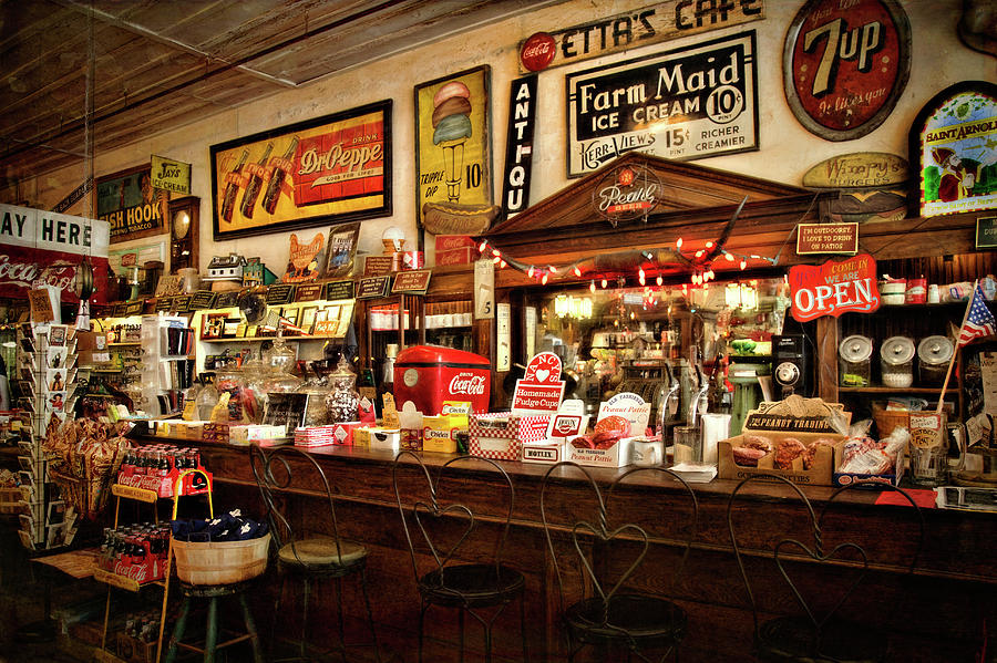 The Soda Fountain Photograph by Lana Trussell
