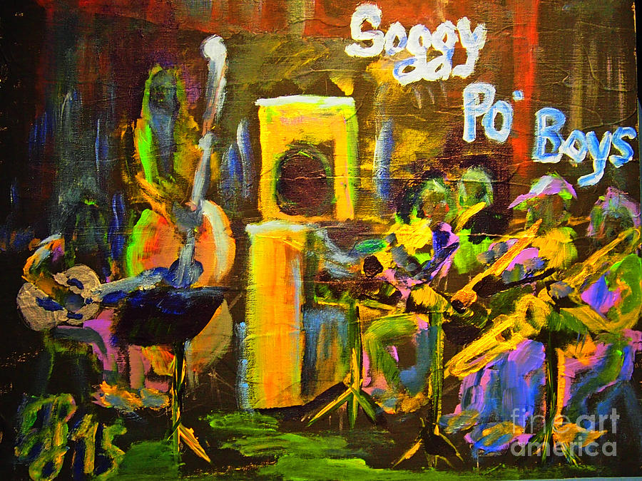 The Soggy Po Boys Painting by Francois Lamothe