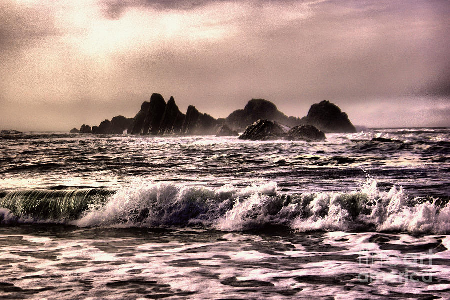The Solace of rocks and waves Photograph by Jeff Swan