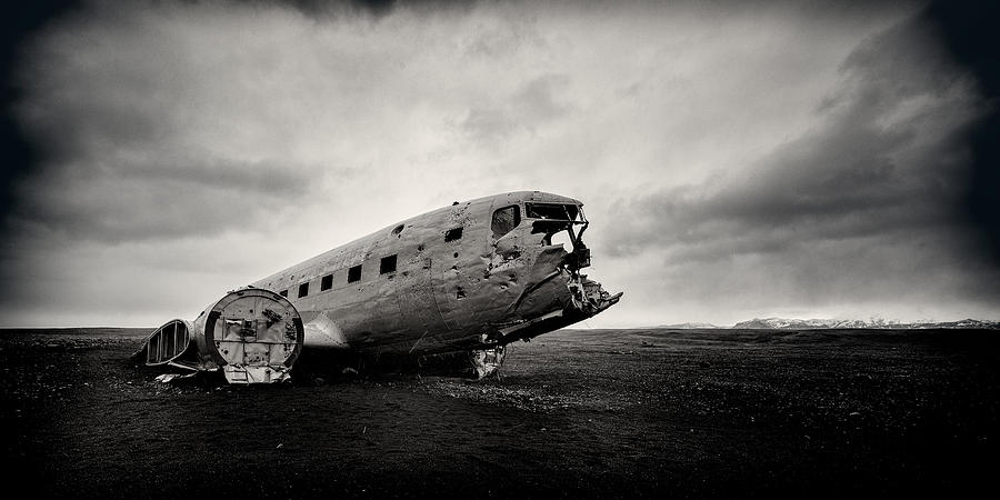Beach Photograph - The Solheimsandur Plane Wreck by Tor-Ivar Naess