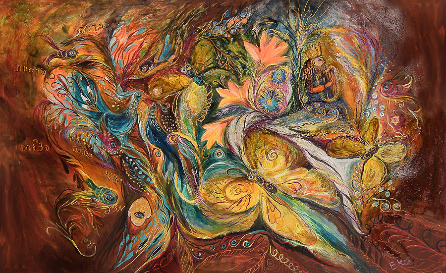 The Song of King Shlomo Painting by Elena Kotliarker