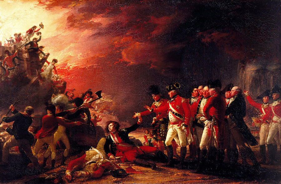 The Sortie Made by the Garrison of Gilbraltar Painting by John Trumbull