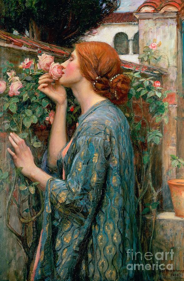 The Soul of the Rose Painting by John William Waterhouse