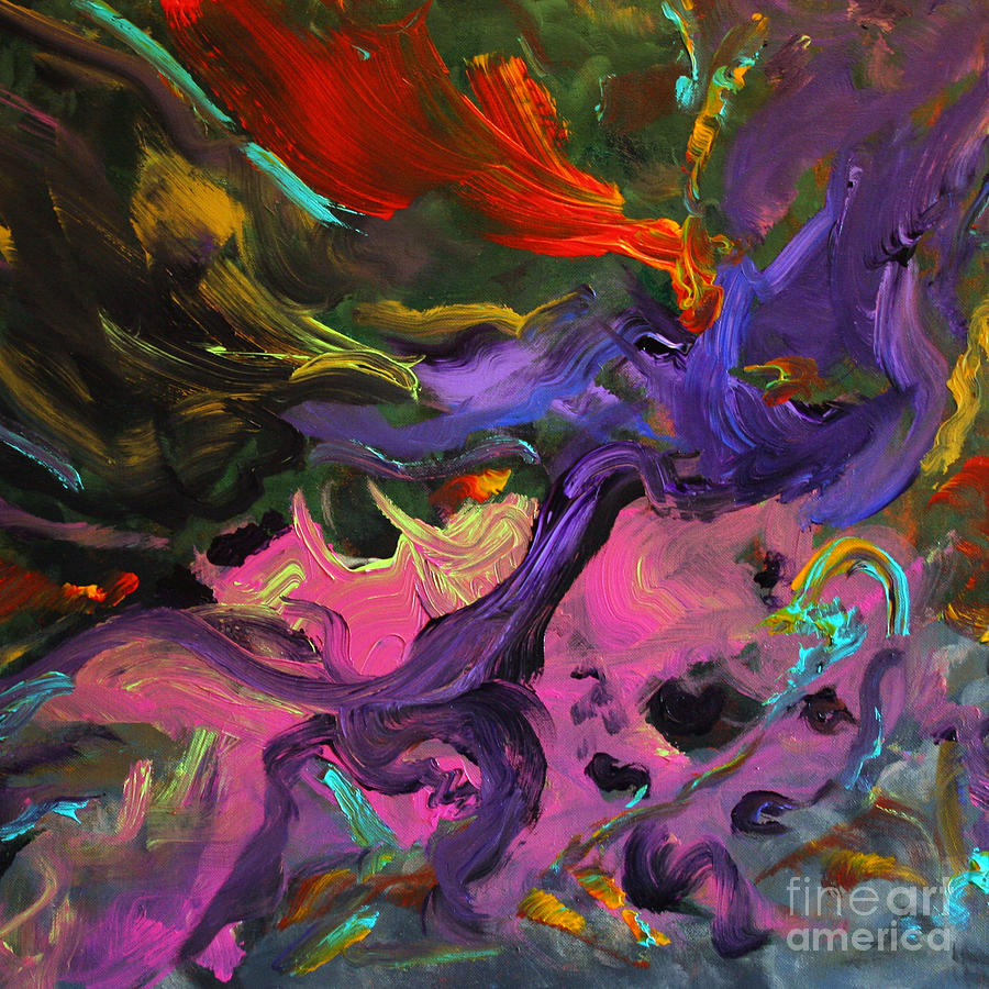 Abstract Painting - The Soul Within by Denice Rinks