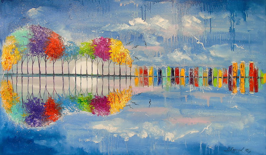 The sound of the guitar Paintings by Olha Darchuk 