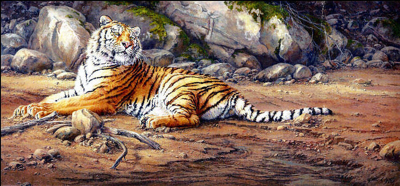 Wildlife Painting - The Sovereign by Kathleen  V  Butts