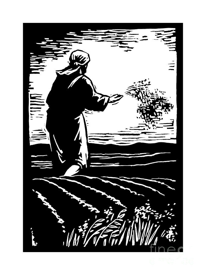 The Sower - JLSOW Painting by Julie Lonneman
