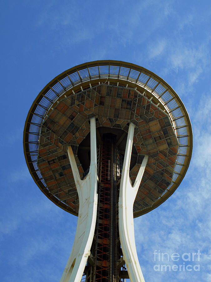 Under The Space Needle Photograph by Mary Capriole