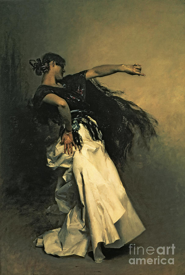 The Spanish Dancer Painting by John Singer Sargent